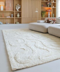 Tapis design - Tjørne Bris ivoire - sfeer
