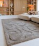 Tapis design - Tjørne Bris taupe - sfeer, thumbnail