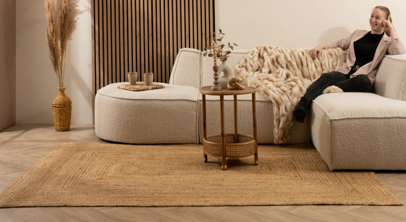 comment integrer un tapis jute