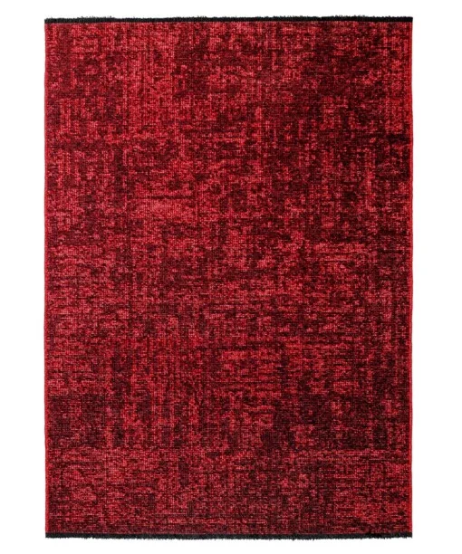 Tapis en coton vintage - Liora rouge