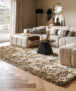 Tapis en velours - Auréa beige - sfeer, thumbnail