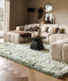 Tapis en velours - Auréa vert sauge - sfeer, thumbnail