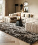 Tapis en velours - Auréa taupe - sfeer, thumbnail