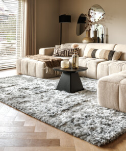 Tapis en velours - Auréa argent - sfeer