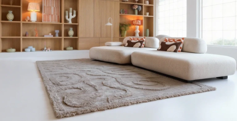 tapis sol beton cire