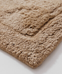 Tapis de bain - Lunja beige - close up, thumbnail