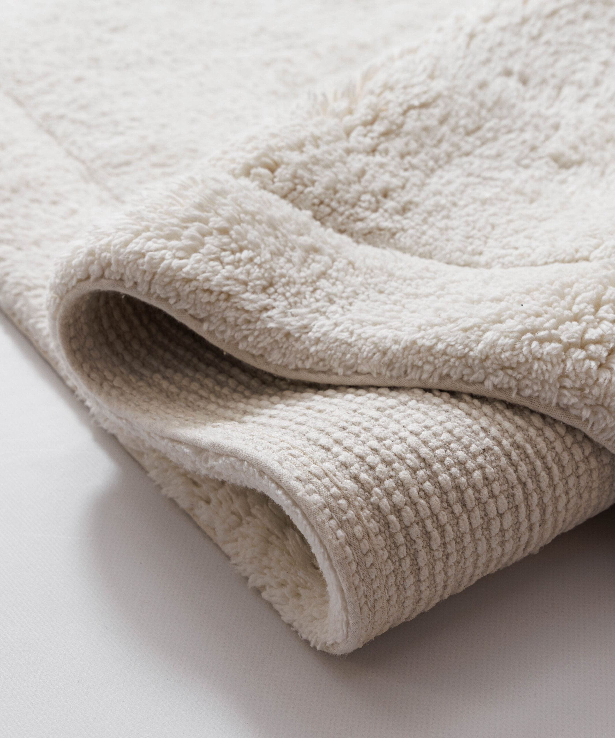 Tapis de bain - Lunja ivoire - close up Tapis de bain - Lunja ivoire - close up