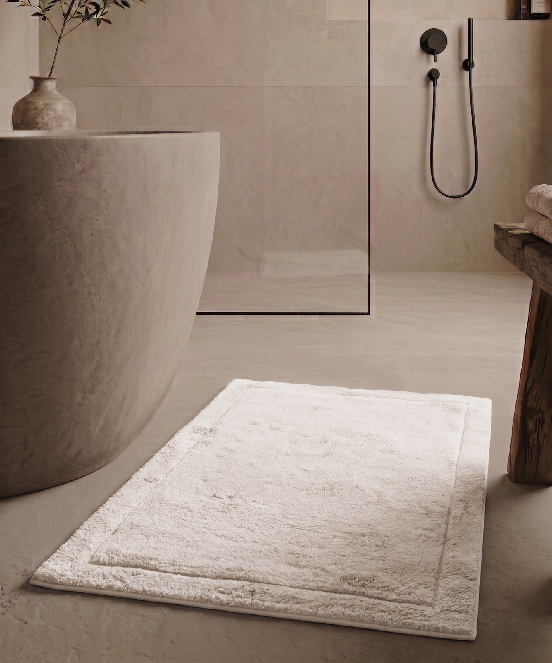 Tapis de bain - Lunja ivoire - sfeer Tapis de bain - Lunja ivoire - sfeer