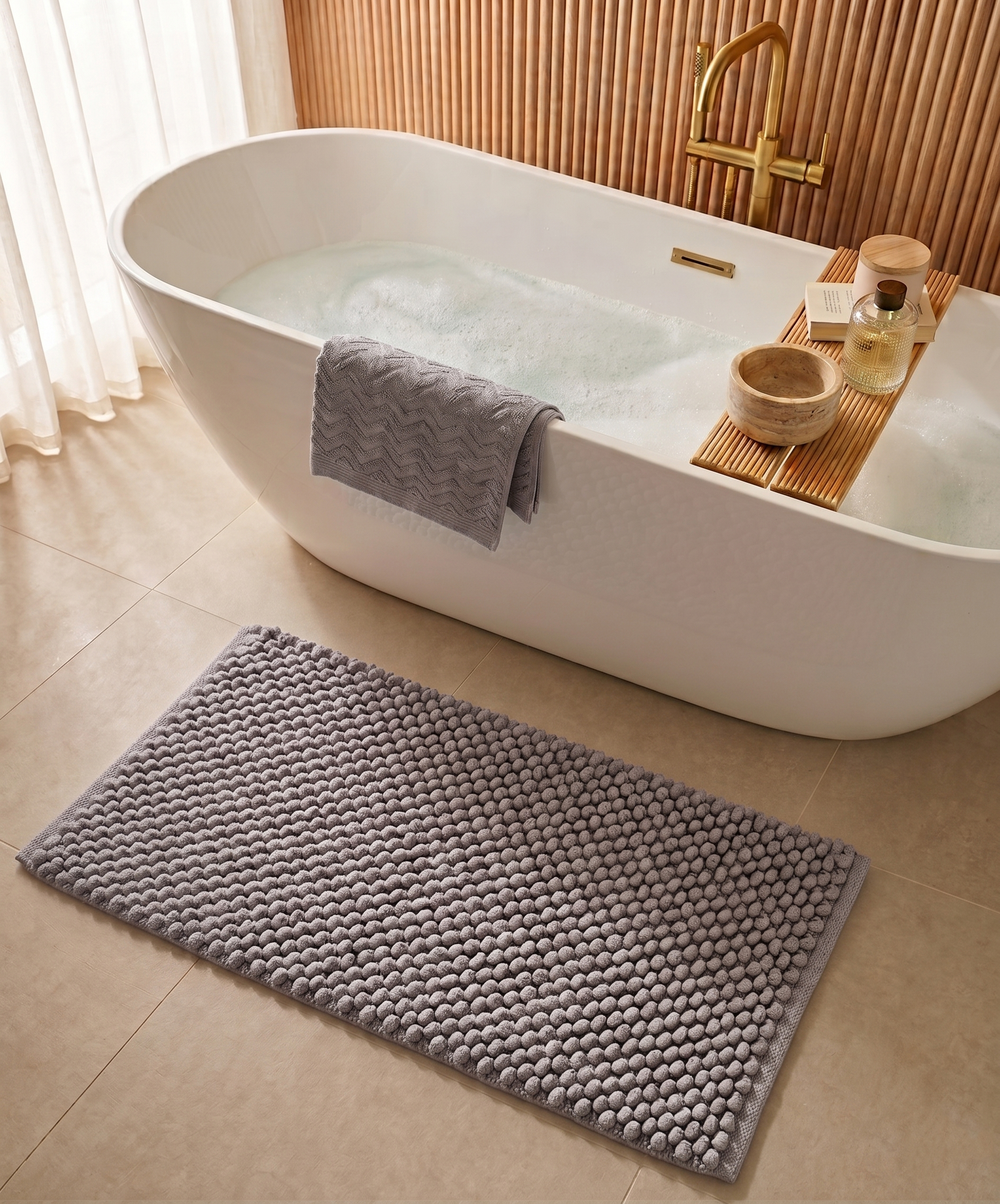 Tapis de bain - Sensa gris - sfeer Tapis de bain - Sensa gris - sfeer