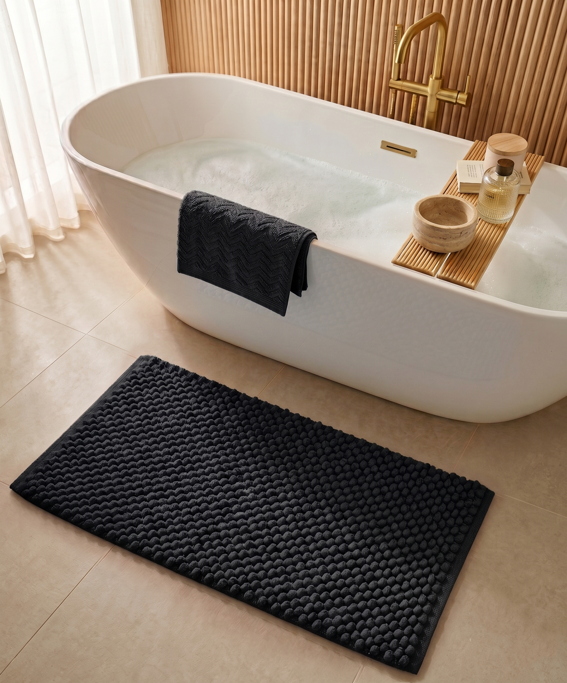Tapis de bain - Sensa noir - sfeer Tapis de bain - Sensa noir - sfeer