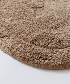 Tapis de bain organique - Lunja Pebble beige - close up, thumbnail Tapis de bain organique - Lunja Pebble beige - close up, thumbnail