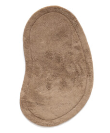 Tapis de bain forme organique - Lunja Pebble beige - overzicht, thumbnail