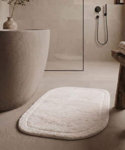 Tapis de bain organique - Lunja ivoire - sfeer