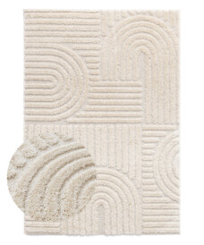 Tapis scandinave - Arc Bend Crème - overzicht, thumbnail