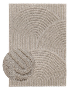 Tapis scandinave - Arc Curve beige - overzicht