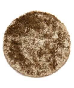 Tapis rond en velours - Auréa beige - overzicht