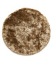 Tapis rond en velours - Auréa beige - overzicht, thumbnail