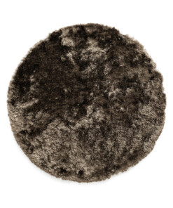 Tapis rond en velours - Auréa taupe - overzicht