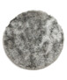 Tapis rond en velours - Auréa argent - overzicht, thumbnail