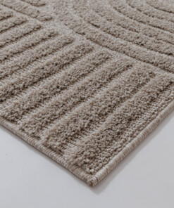 Tapis scandinave - Arc Bend beige - close up, thumbnail Tapis scandinave - Arc Bend beige - close up, thumbnail