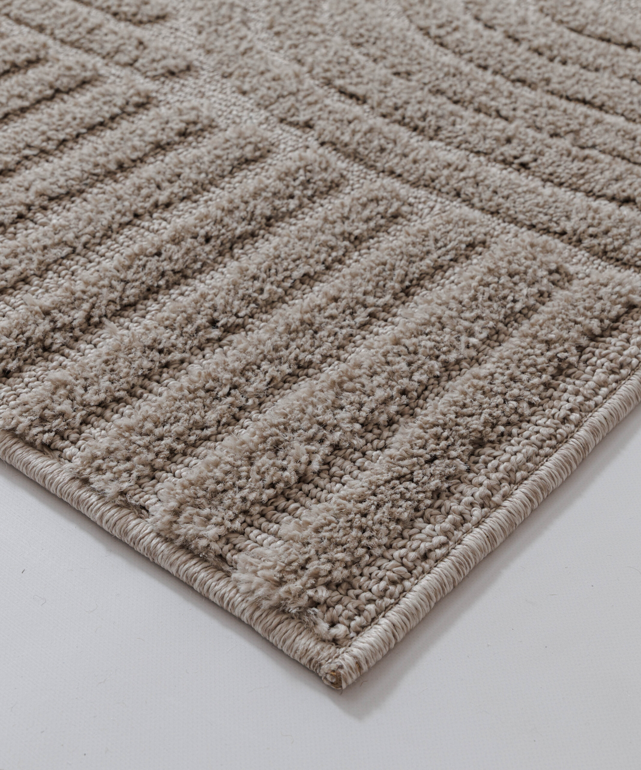 Tapis scandinave - Arc Bend beige - close up Tapis scandinave - Arc Bend beige - close up
