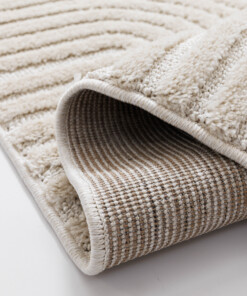 Tapis scandinave - Arc Bend Crème - close up, thumbnail Tapis scandinave - Arc Bend Crème - close up, thumbnail
