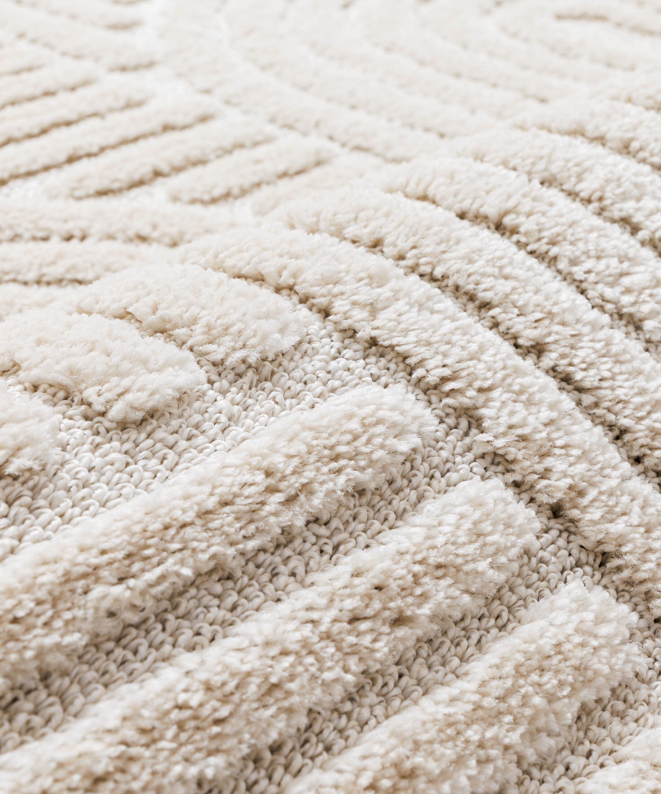 Tapis scandinave - Arc Bend Crème Tapis scandinave - Arc Bend Crème