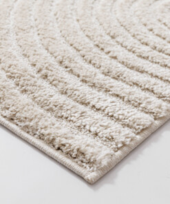 Tapis scandinave - Arc Curve Crème Tapis scandinave - Arc Curve Crème