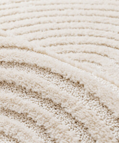 Tapis scandinave - Arc Curve Crème - close up, thumbnail Tapis scandinave - Arc Curve Crème - close up, thumbnail