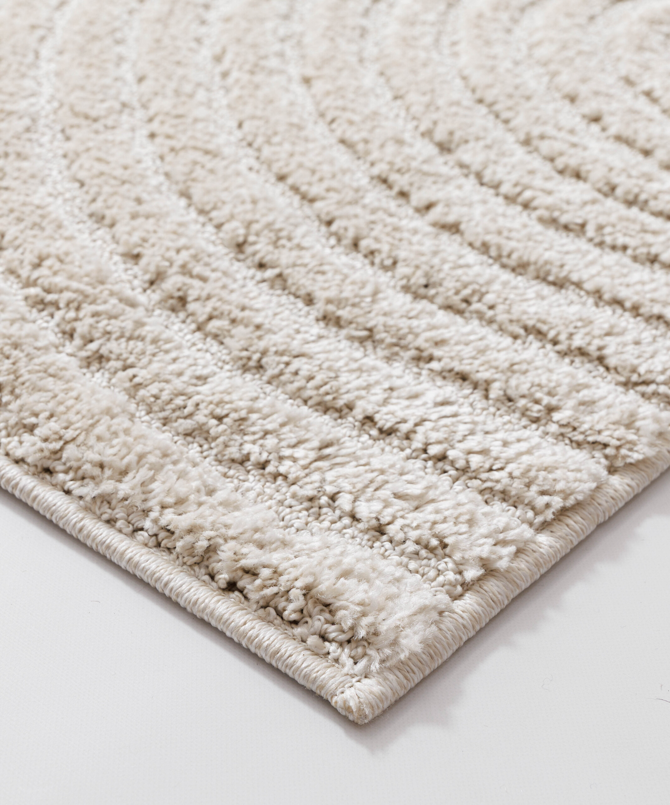 Tapis scandinave - Arc Curve Crème Tapis scandinave - Arc Curve Crème
