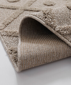Tapis scandinave - Arc Diamond beige - close up, thumbnail Tapis scandinave - Arc Diamond beige - close up, thumbnail