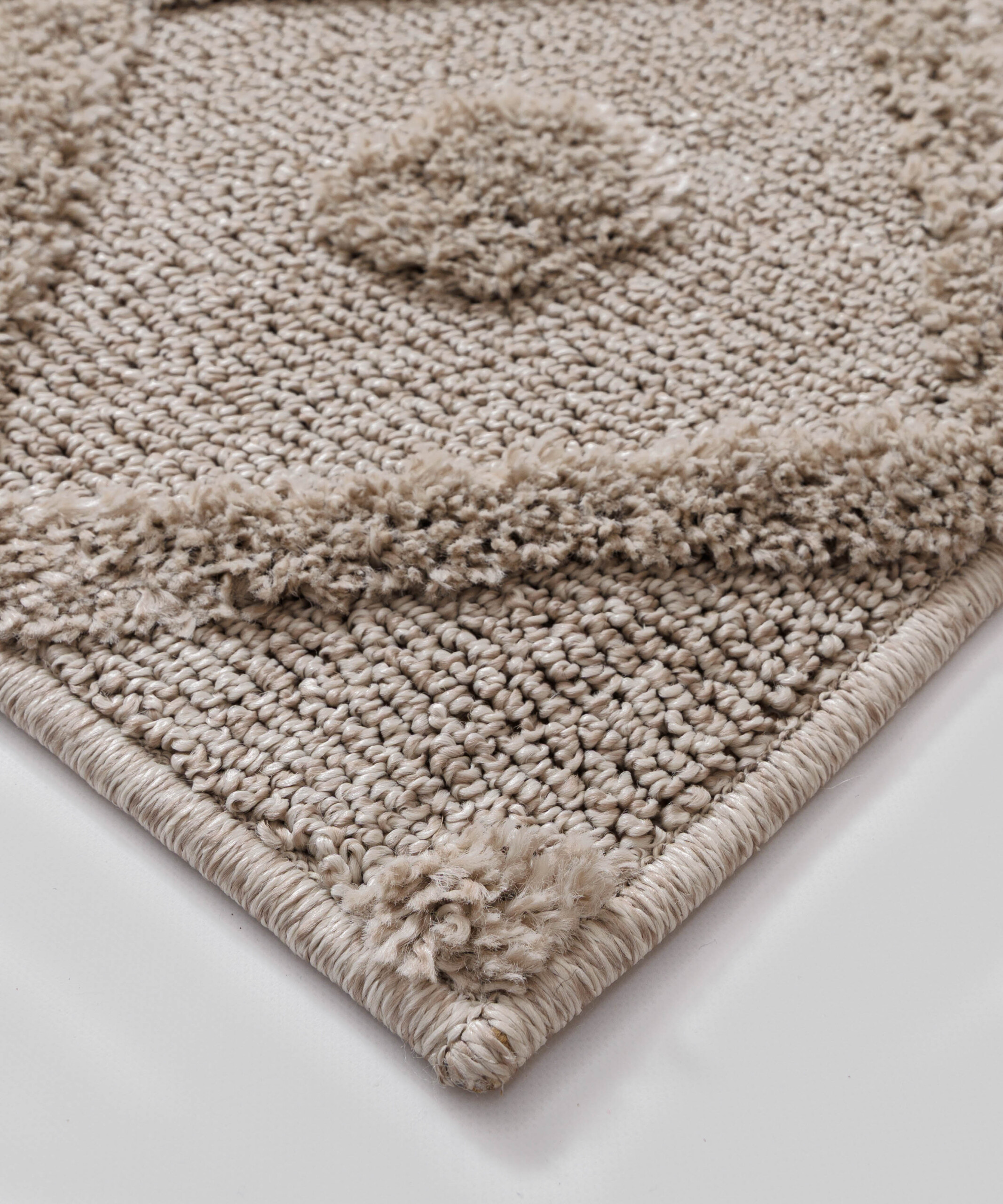 Tapis scandinave - Arc Diamond beige - close up Tapis scandinave - Arc Diamond beige - close up