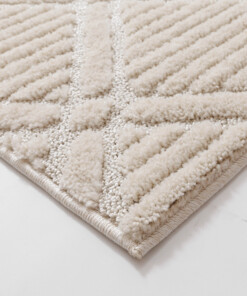 Tapis scandinave - Arc Gem Crème - close up, thumbnail Tapis scandinave - Arc Gem Crème - close up, thumbnail