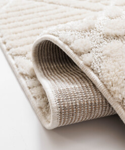 Tapis scandinave - Arc Gem Crème - close up, thumbnail Tapis scandinave - Arc Gem Crème - close up, thumbnail