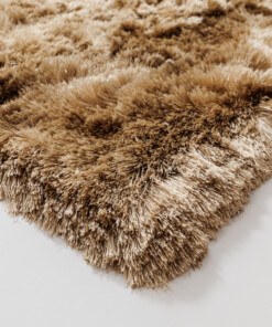 Tapis en velours - Auréa beige - close up, thumbnail