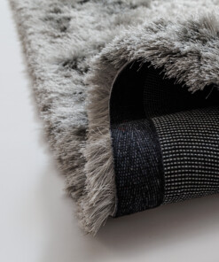 Tapis en velours - Auréa argent - close up, thumbnail