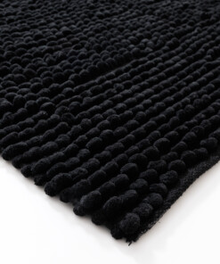Tapis de bain - Sensa noir - close up, thumbnail Tapis de bain - Sensa noir - close up, thumbnail