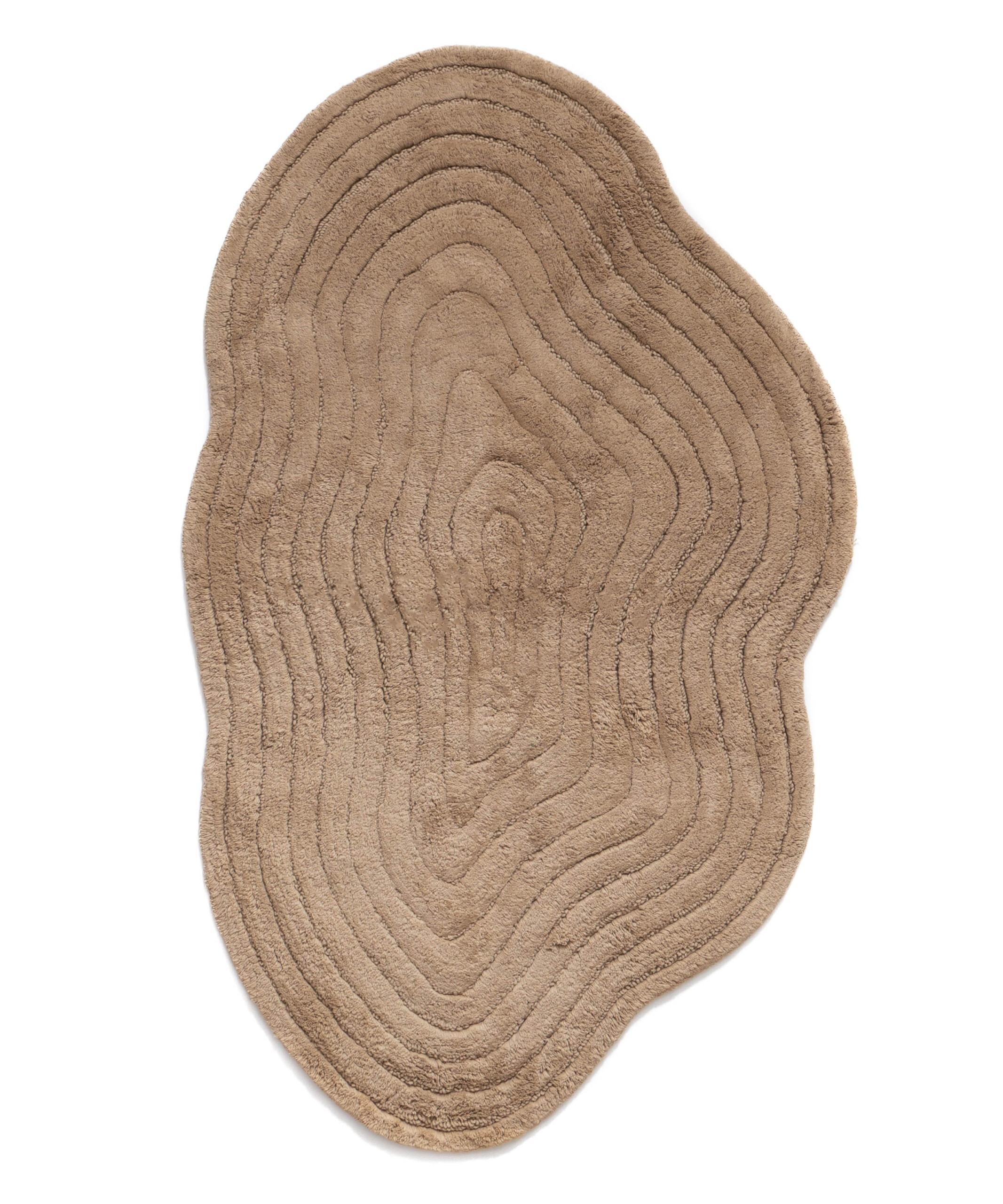 Tapis de bain organique - Stille beige - overzicht Tapis de bain organique - Stille beige - overzicht