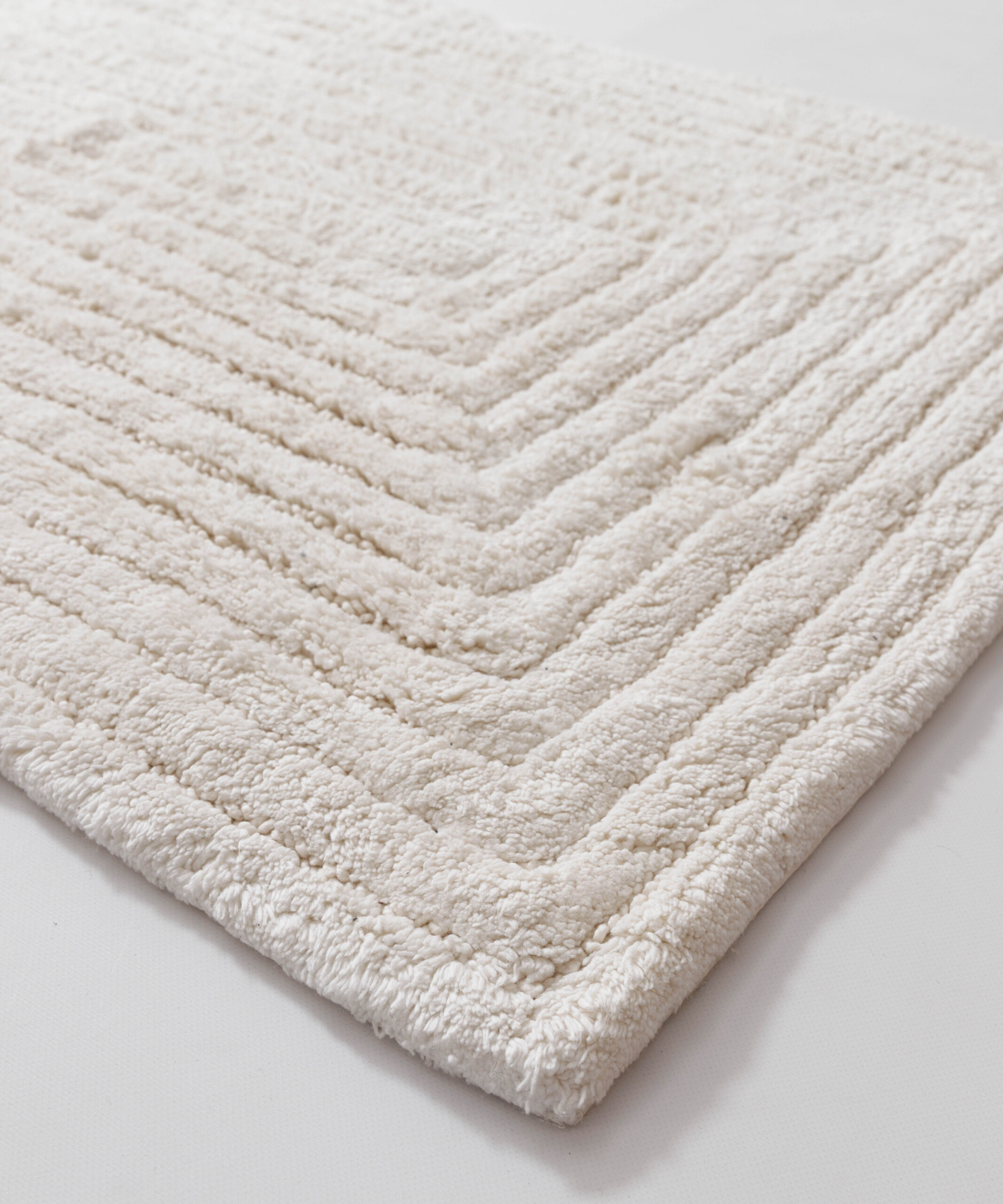 Tapis de bain - Stille ivoire - close up Tapis de bain - Stille ivoire - close up