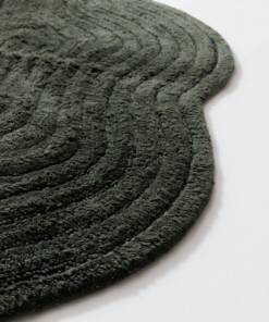 Tapis de bain organique - Stille vert - close up, thumbnail Tapis de bain organique - Stille vert - close up, thumbnail
