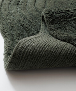 Tapis de bain organique - Stille vert - close up, thumbnail Tapis de bain organique - Stille vert - close up, thumbnail