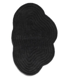 Tapis de bain forme organique - Stille noir - overzicht, thumbnail