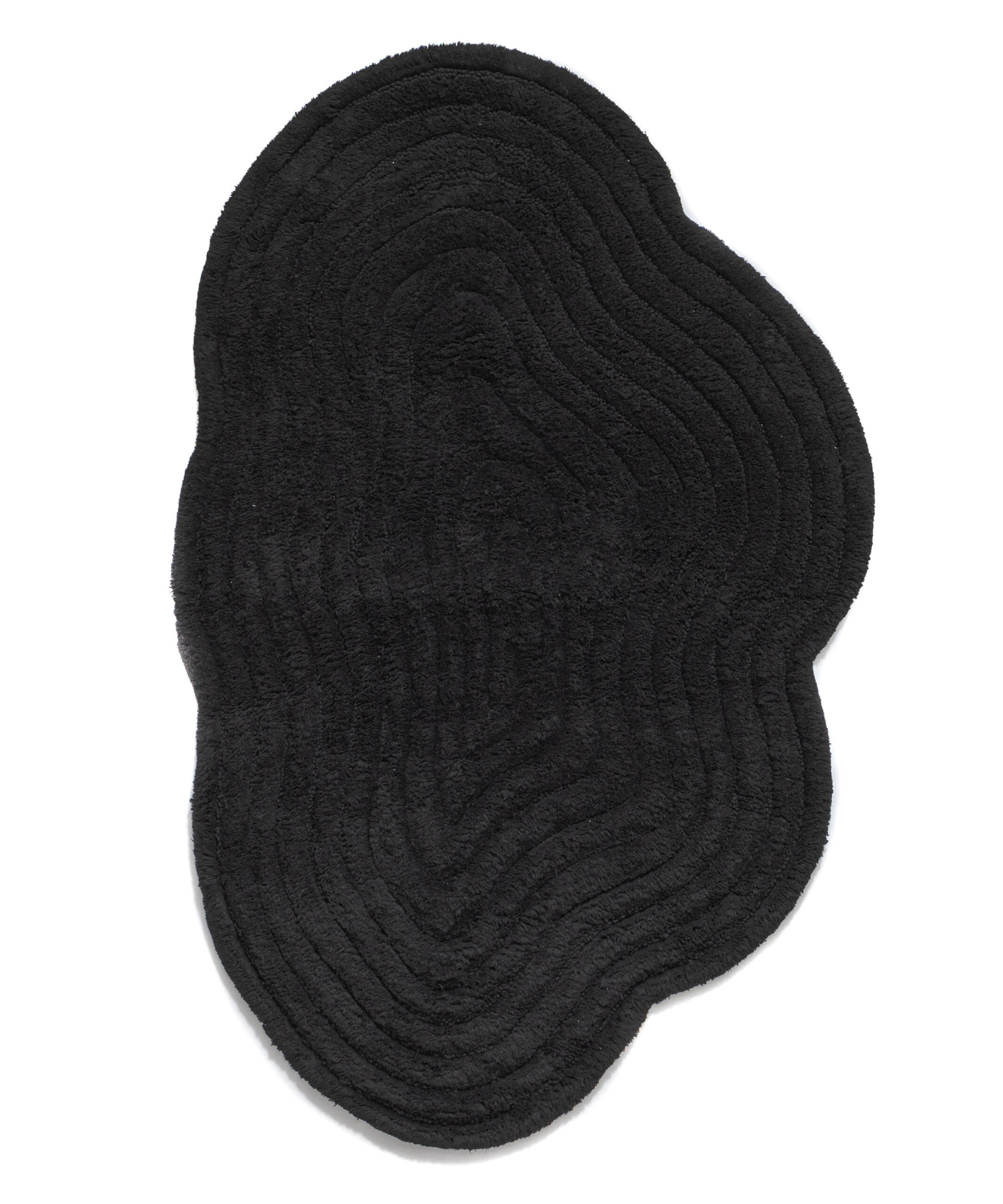 Tapis de bain organique - Stille noir - overzicht Tapis de bain organique - Stille noir - overzicht