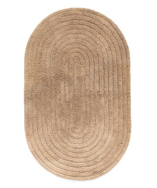 Tapis de bain ovale - Stille beige - overzicht, thumbnail