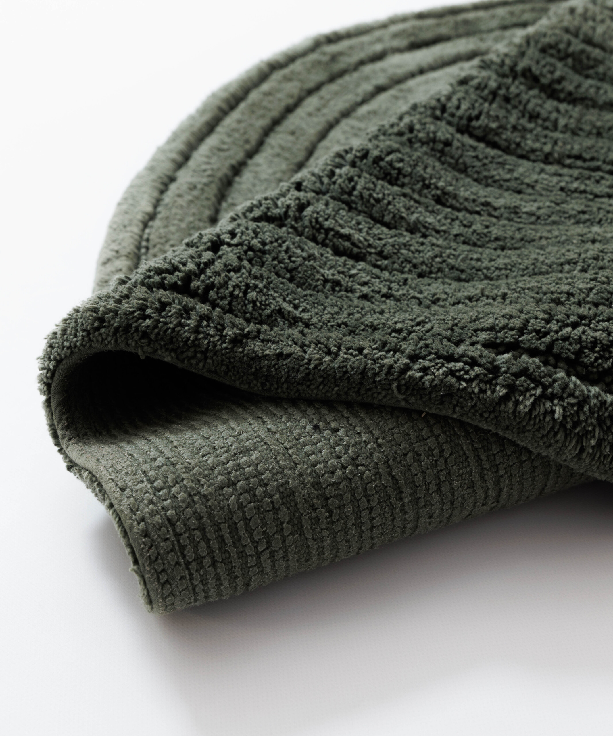 Tapis de bain ovale - Stille vert - close up Tapis de bain ovale - Stille vert - close up