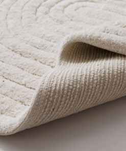 Tapis de bain ovale - Stille ivoire - close up, thumbnail Tapis de bain ovale - Stille ivoire - close up, thumbnail