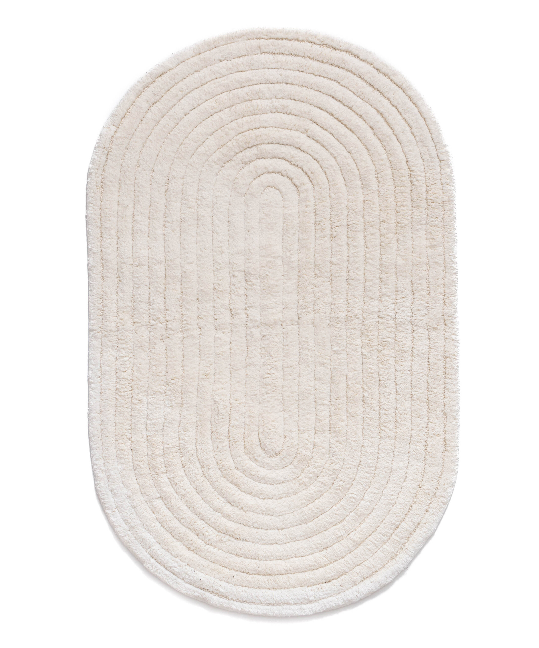 Tapis de bain ovale - Stille ivoire - overzicht Tapis de bain ovale - Stille ivoire - overzicht