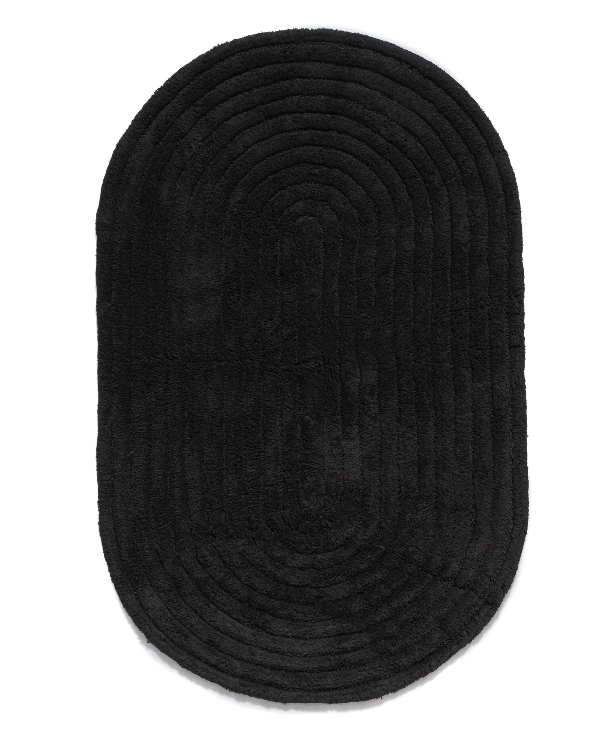 Tapis de bain ovale - Stille noir - overzicht Tapis de bain ovale - Stille noir - overzicht