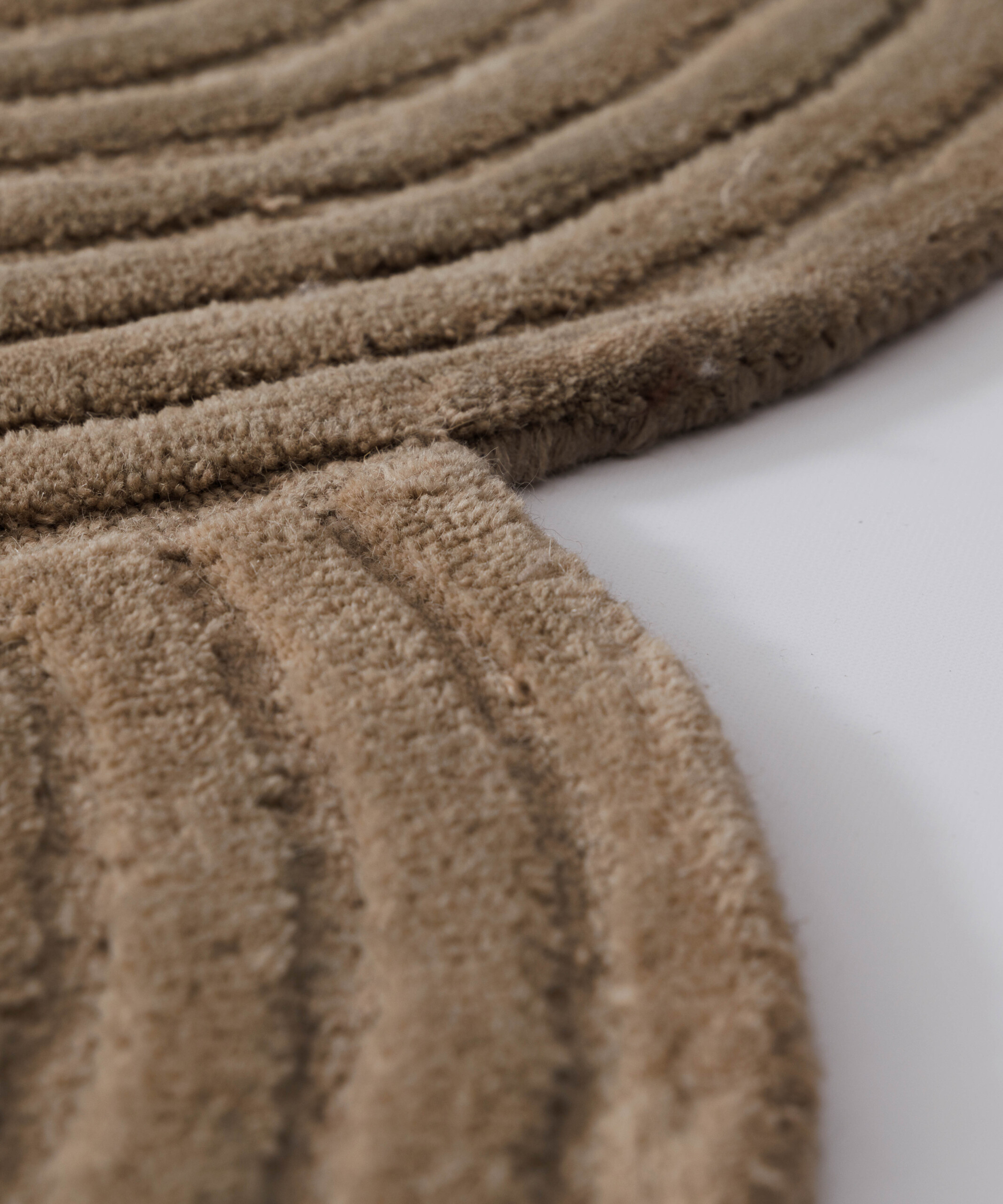 Tapis design organique - Balans beige - close up Tapis design organique - Balans beige - close up