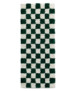 Tapis de couloir damier - Check ivoire/jade - overzicht, thumbnail